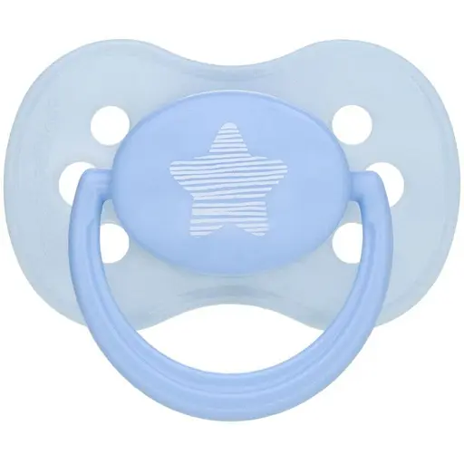 Силиконовая пустышка Canpol Babies Pastelove голубой 6-18 мес. (22/423)