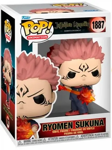 Фігурка Funko Pop Магічна Битва Сукуна Jujutsu Kaisen Sukuna 10 см FP JK RS 1887 - фото 3