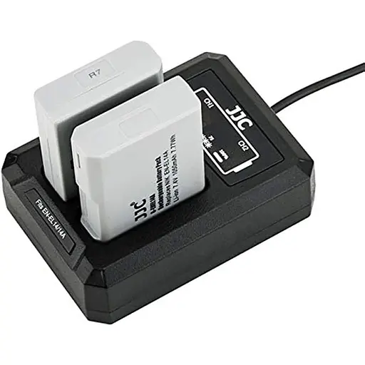 Двойное зарядное устройство JJC DCH-ENEL14A USB Nikon EN-EL14/EN-EL14A Для JJC B-ENEL14/B-ENEL14A