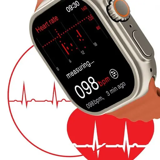 Смарт-часы LEMFO X9 Call с SIM-картой силиконовый ремешок Orange (16856) - фото 4