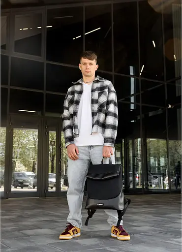 Чоловічий рюкзак Sambag 37х31х14 см 000305558 - фото 5