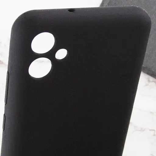 Чохол Silicone Cover Lakshmi Full Camera (AAA) для Samsung Galaxy A04e Чорний / Black - фото 6