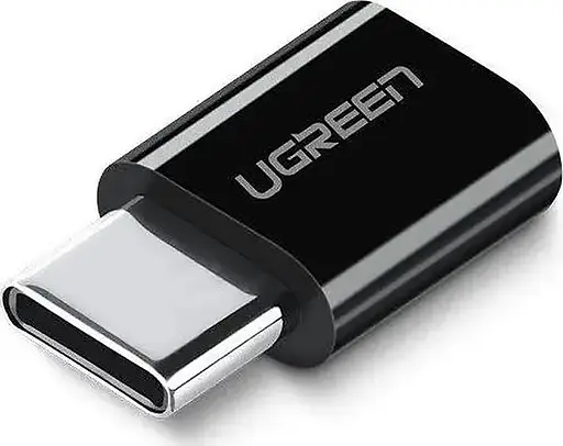 Адаптер Ugreen US157 USB-C 3.1 мicro USB Adapter чорний (30391) - фото 3
