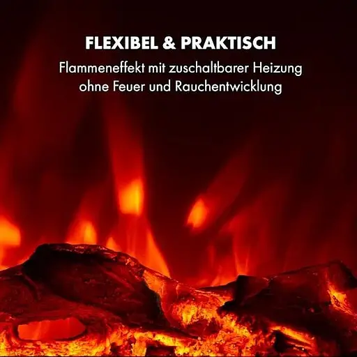 Електричний камін Klarstein Lausanne Long 1600 Вт 40 м² (10034251) - фото 6