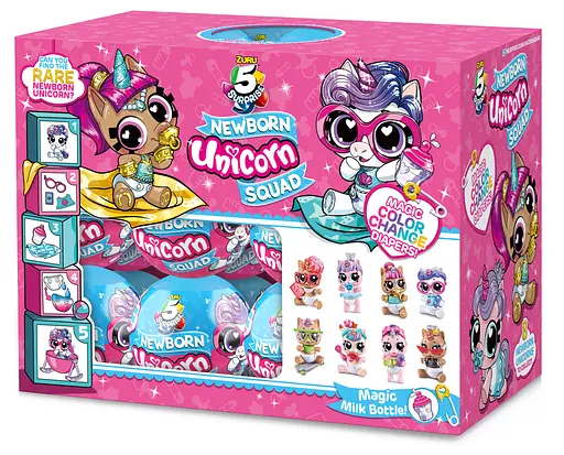 Ігровий набір Zuru Mini Brands Baby Unicorn фігурки-сюрприз у шарі 5 шт. в асортименті (6816102) - фото 1