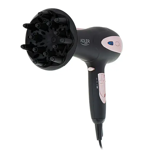 Фен для волосся Adler AD 2248 з іонізатором 2400 Вт Black - фото 2