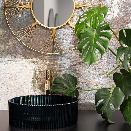 Умивальник Rea Ingrid black накладний REA-U6800, Чорний матовий - фото 2