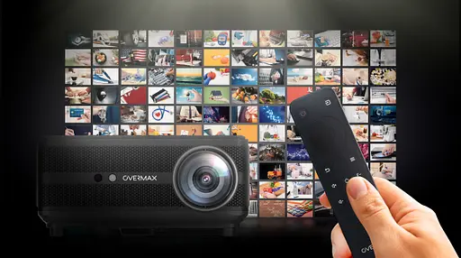 Проектор Overmax Multipic 6.1 smart Wi-Fi FullHD 4K Android 7000 лм - фото 4