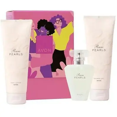 Набір Avon Rare Pearls (edp/50ml + sh/gel/150ml + b/lot/150ml) - фото 1