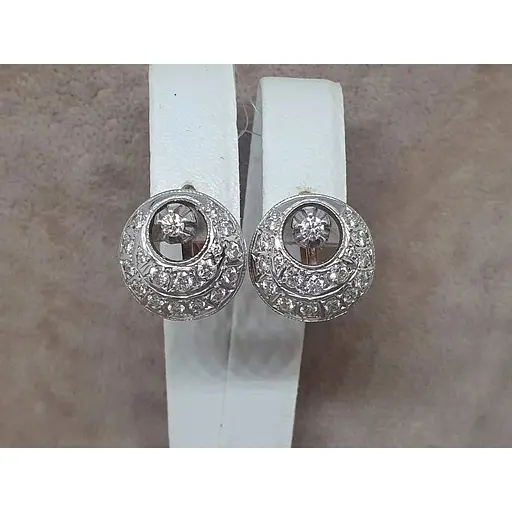 Золоті сережки Qvaliz з діамантами. 8В410228336/10 - фото 4