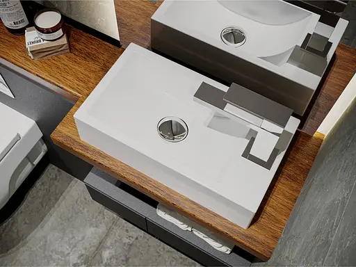 Умивальник Miraggio Faro 0000191, Білий - фото 4