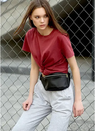 Сумка женская на пояс (бананка) Sambag 30,5х14 см 000148031 - фото 3