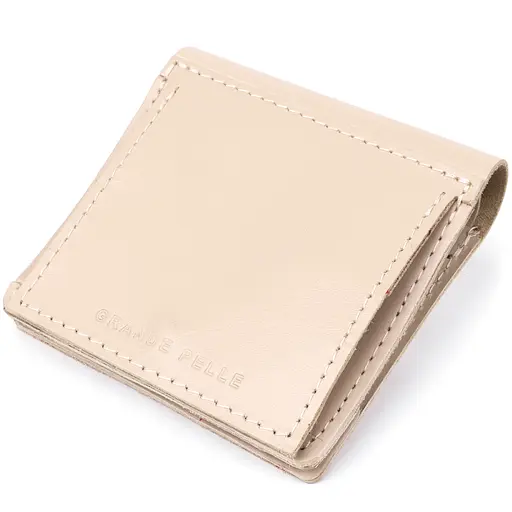 Женское кожаное портмоне Grande Pelle 10х10х1.5 см acs0018769 - фото 2