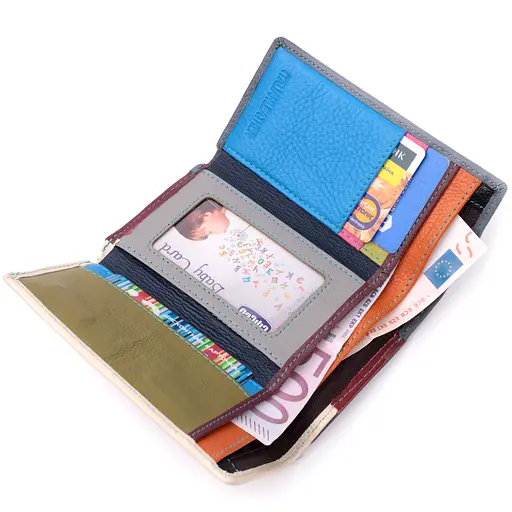 Кожаный женский кошелек ST Leather 14х9х2 см acs0028358 - фото 4