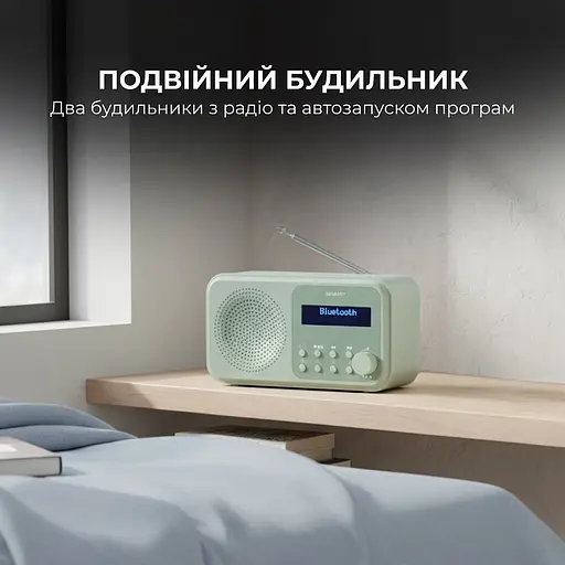 Радиоприемник Sharp DR-P420 Green - фото 9