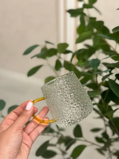 Набор чашек VT-5101-350 2 стеклянные чашки 350 мл Прозрачный - фото 2