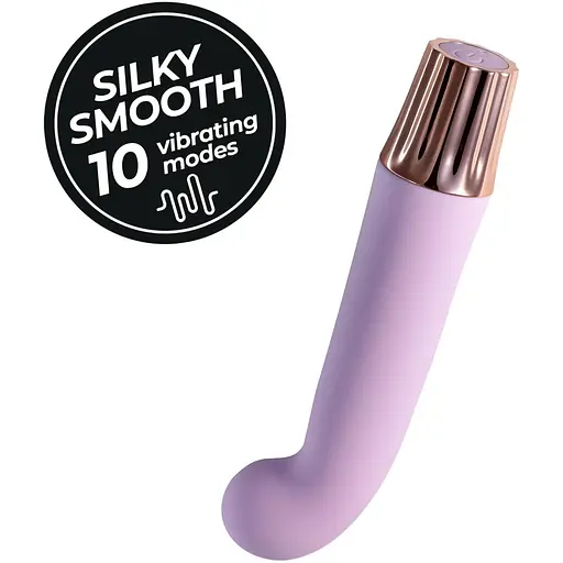 Міні-вібратор Crushious Mellow Gee лавандовий 13.5 х 2.5 см - фото 6