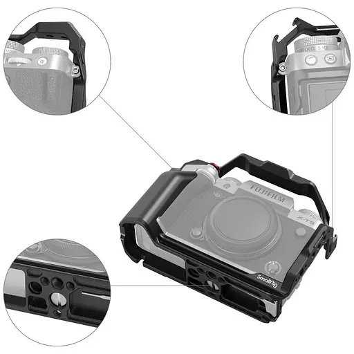 Клетка SmallRig Full Camera Cage для FUJIFILM X-T5 (4135) [91179] - фото 3