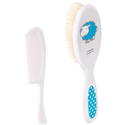 Набір для малюків Canpol babies щiтка для волосся м'яка та гребiнець в асортименті (2/417) - фото 6