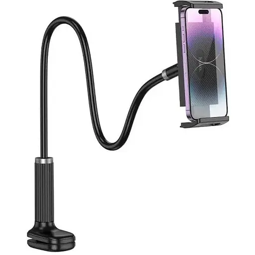 Крепление для телефона Hoco HD10 Bamboo lazy stand черный - фото 1