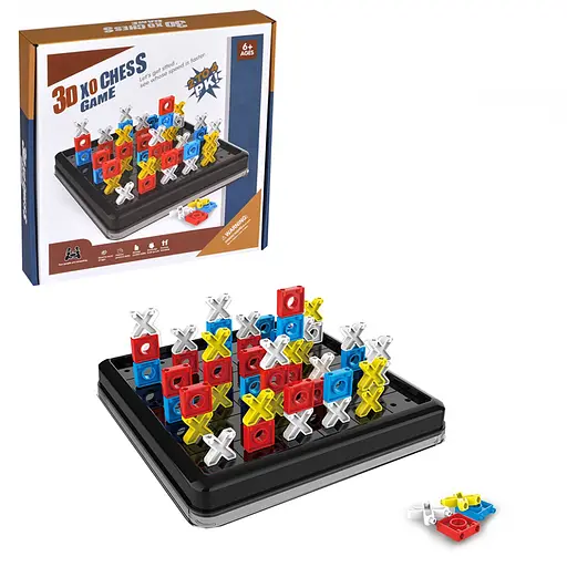 Настільна гра "Хрестики-нулики" Bambi 288-9, 64 деталі - фото 2