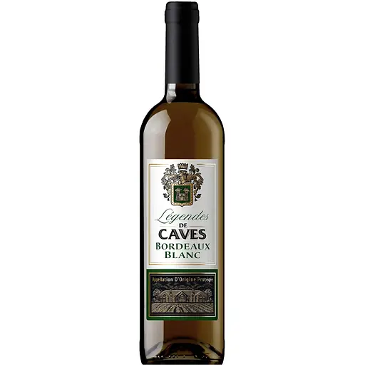 Вино Legendes de Caves Bordeaux Blanc AOC белое сухое 0.75 л