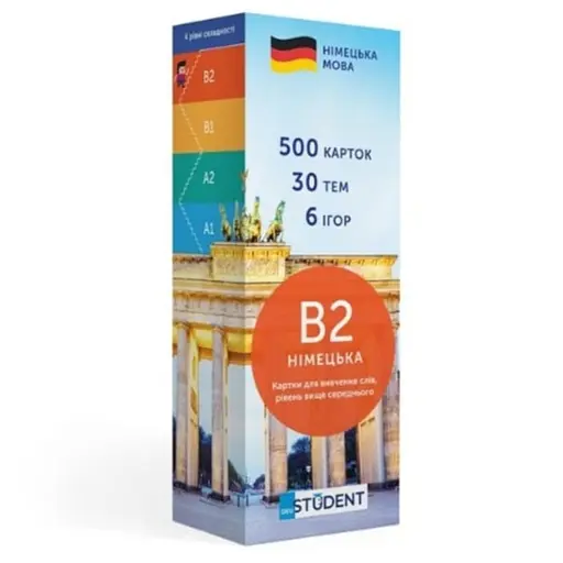 Настільна гра English Student Картки для вивчення німецької мови English Student Upper-Intermediate B2 (укр.) (59122907)