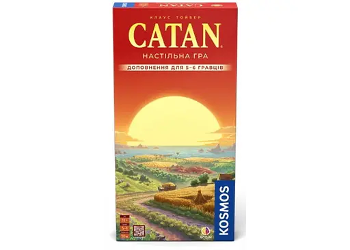 Настольная игра Rozum Катан: Дополнение для 5-6 игроков (Catan: 5-6 Player Extension) (укр.) (R101UA)