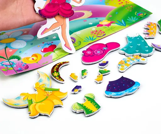 Магнитная игра для детей "Фея" Vladi Toys VT3204-28 в папке - фото 4