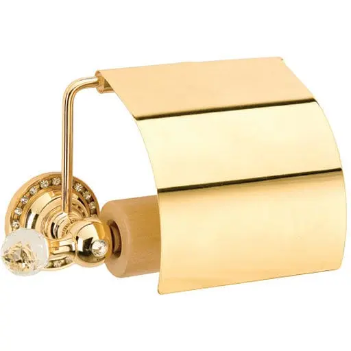 Держатель для туалетной бумаги Kugu Swan 411G Золотой - фото 1