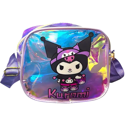 Детская сумка Куромы голографическая 17×15×6 см (24-496)