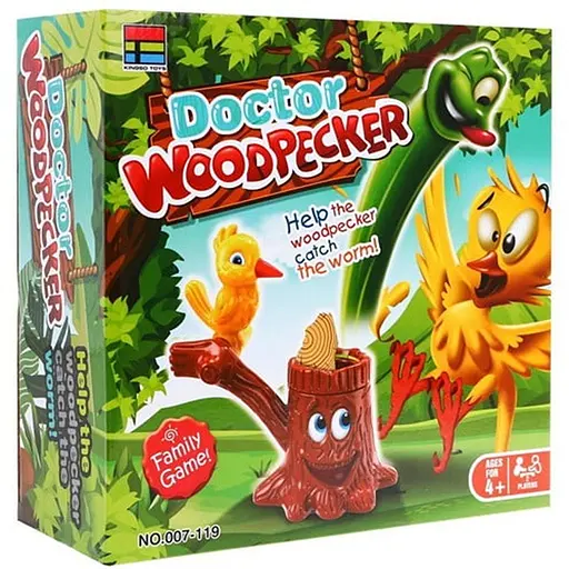 Настільна гра No brand Доктор Вудпекер (Doctor WoodPecker) (HC314634) - фото 1