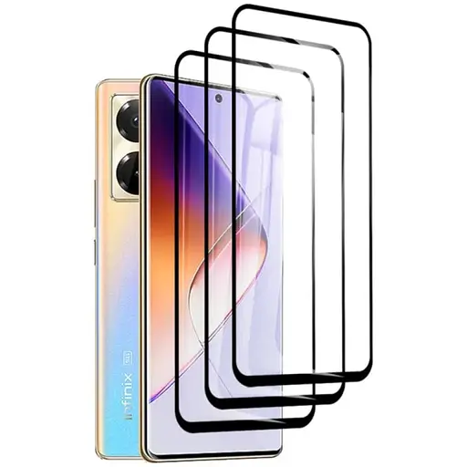 Захисне скло DK для Infinix Note 40 Pro/Note 40 Pro+ 3D Full Glue 018453 black 3 шт.