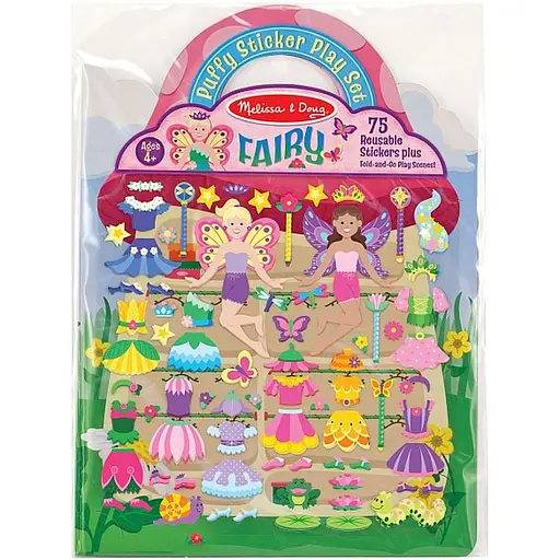 Наклейки Melissa & Doug Феи объемные многоразовые (MD19414)