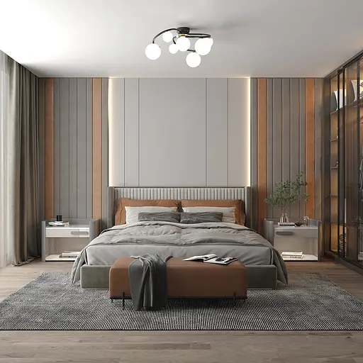 Стельовий світильник SV0049-7P BK+GD - фото 3