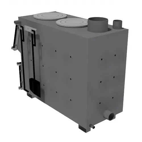 Твердопаливний котел Zubr Classic плита 20 кВт - фото 7