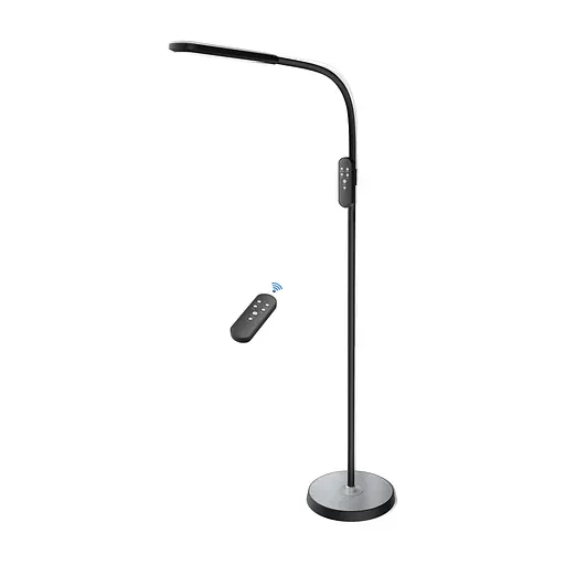 Светодиодный LED торшер NORMAN черный 15W - фото 1