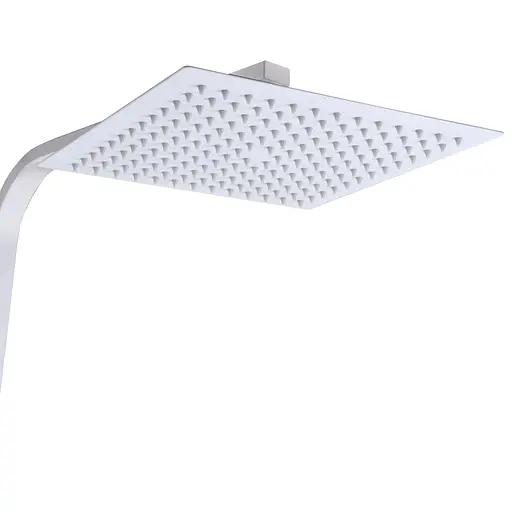 Душова система Topaz Odiss To 18802-H66-WW без вилива, квадратна штанга БІЛА матова Н-130см, Білий - фото 4