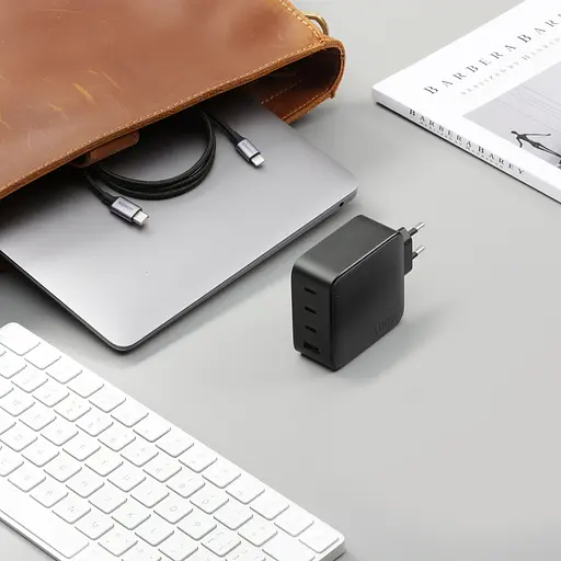 Зарядний пристрій 4xUSB 100W 3xUSB-C+USB-A Gan Tech Fast GAN Charger чорний CD226 Ugreen - фото 9