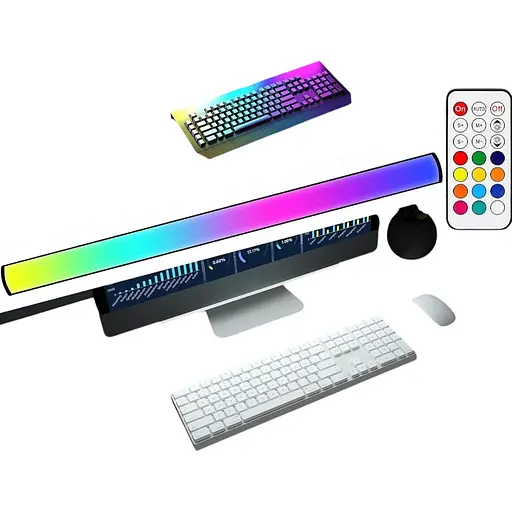 Умные светодиодные LED панели под монитор Light Bar, RGB Screenbar Light