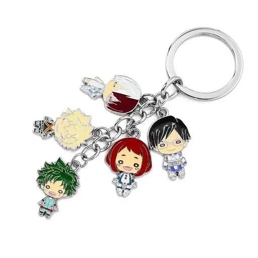 Брелок Моя геройська академія My Hero Academia з фігурками персонажів MHA 1083 - фото 1