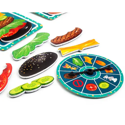 Игра настольная "Бургер " Vladi Toys VT2310-06 магнитная, с рулеткой - фото 3