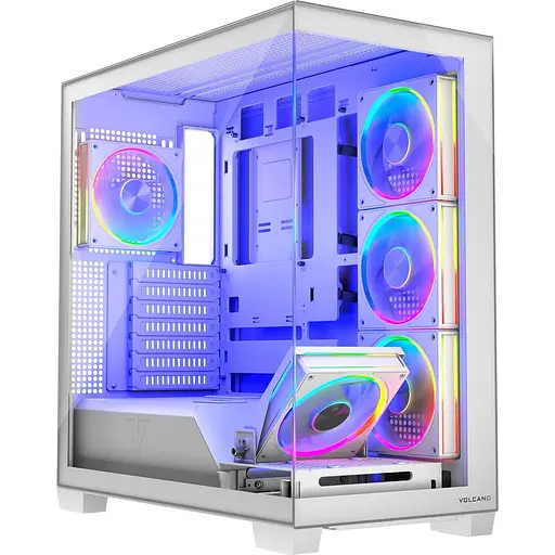Корпус Modecom VOLCANO STELLAR ARGB без БЖ WHITE (AT-STELLAR-5F-ARGB-20) - фото 1