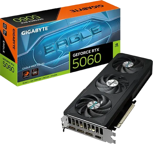 Відеокарта GeForce RTX 5060 8GB Gigabyte Eagle Max OC (GV-N5060EAGLEMAX OC-8GD)