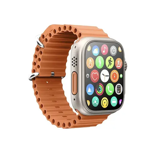 Розумний смарт-годинник Smart Watch GS ULTRA 8 Silver 2.05 безрамковий з бездротовою зарядкою - фото 7