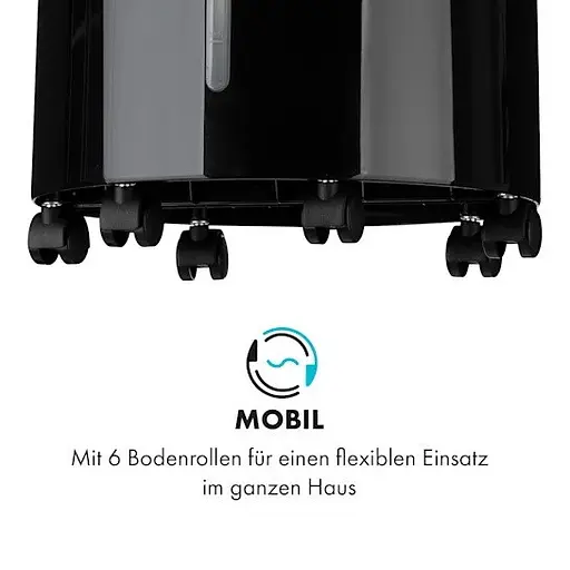 Охолоджувач повітря Klarstein Waterfall 4-в-1 400 м³/год Чорний (10035834) - фото 4