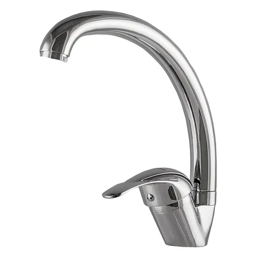 Змішувач для кухні EcoMix E-GEZ-203S-WH Хром - фото 4