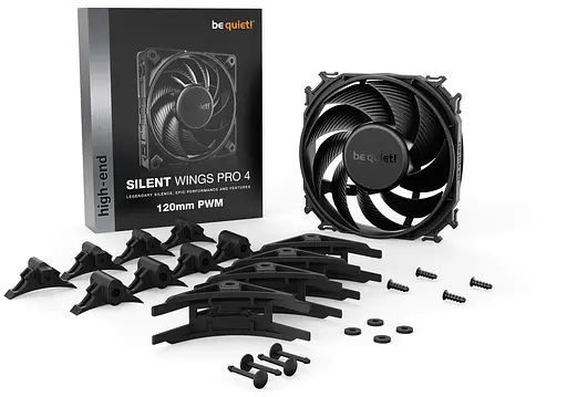 Вентилятор Be quiet! SILENT WINGS PRO 4 120mm PWM (BL098) - фото 4