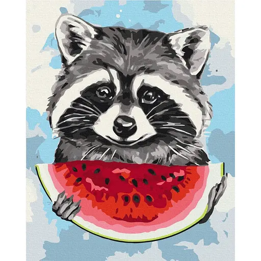 Картина по номерам Летний енотик Brushme 40x50 см разноцветная 000277697