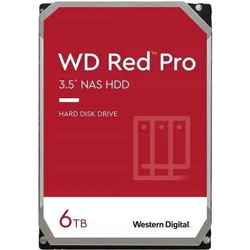 Жесткий диск Western Digital Pro NAS 7200rpm 256MB 3.5" 6TB SATAIII (WD6003FFBX) - фото 1